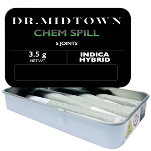 Dr. Midtown - Chem Spill 5 Pack Pre Roll Tin | Dr. Midtown | Pre-Roll