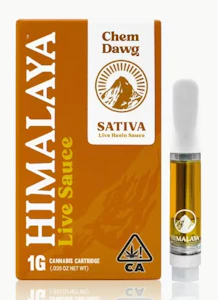 HIMALAYA - Himalaya 1g Chem Dawg Live Sauce Cartridge