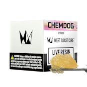 Chemdog (H) | 1g Live Resin Sugar | West Coast Cure
