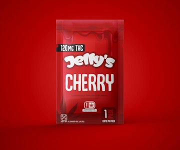 Jelly's Edibles - Cherry (120mg) Single Gummy