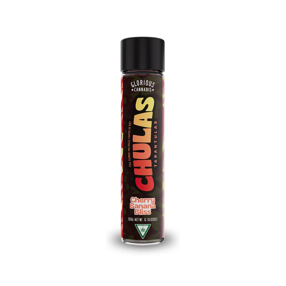 Chulas - Cherry Banana Bliss 1g Tarantula Infused Preroll - CHULAS Main Image
