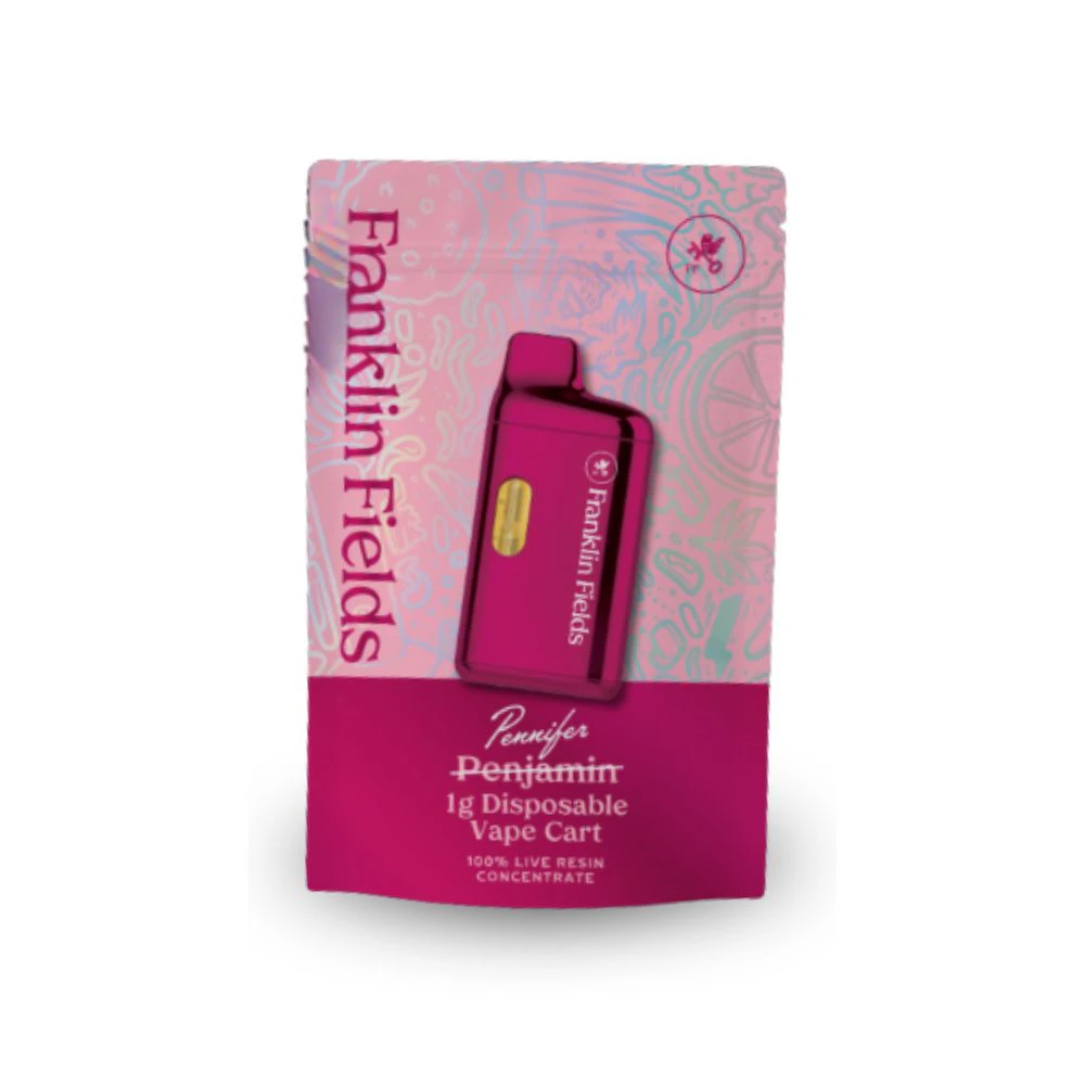 Franklin Fields - Cherry Bomb 1g Live Resin Disposable Pennifer (Penjamin) - FRANKLIN FIELDS Main Image