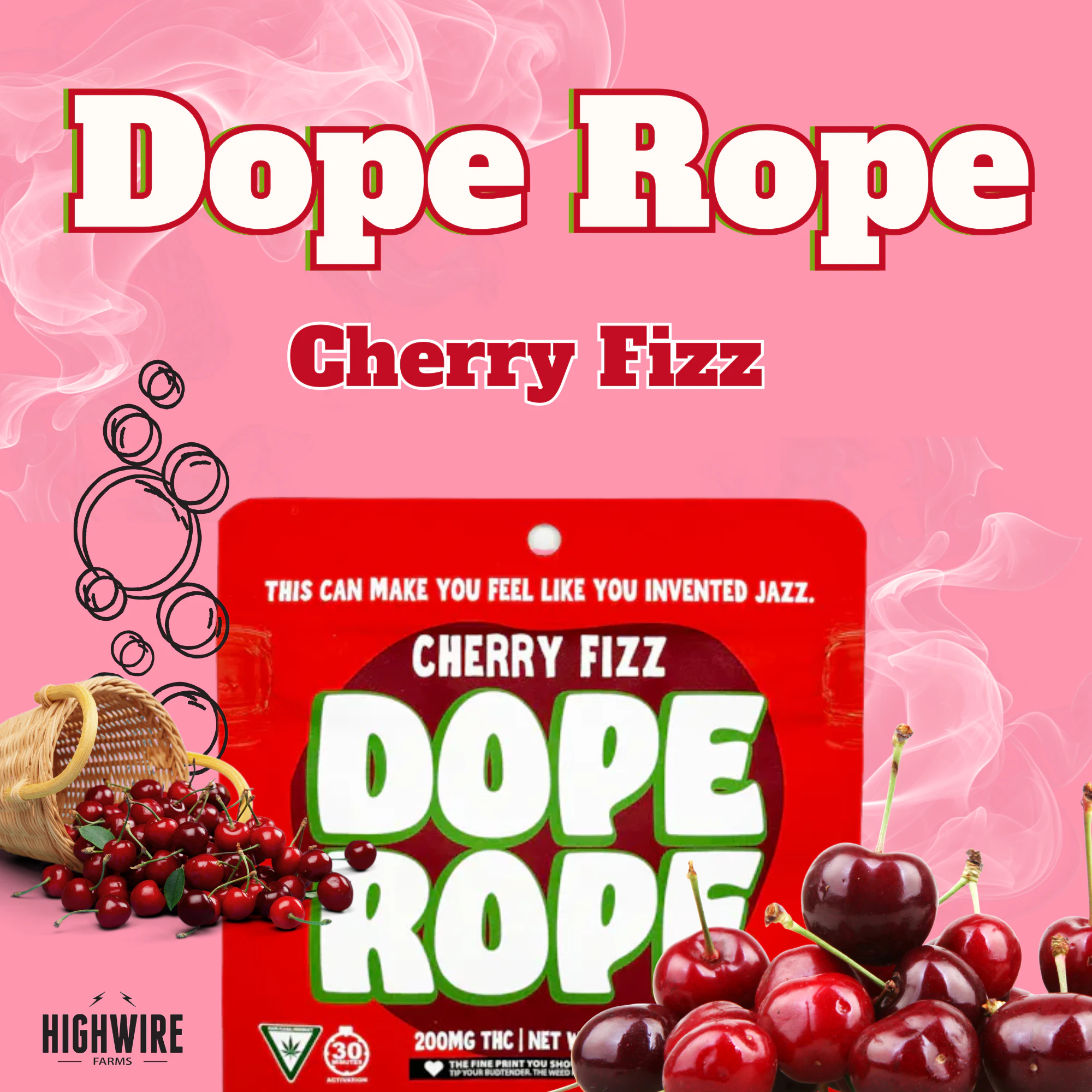 Dope Rope - Dope Rope Cherry Fizz 200mg Main Image