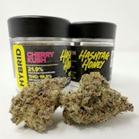 Cherry Kush -Hybrid- 19.50% THC | 3.5g (Flower) Jar - 21.9% TAC | Hashtag Honey     -ii4