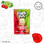 Happy Fruit Cherry Lifted Limeade Gummies 100mg 