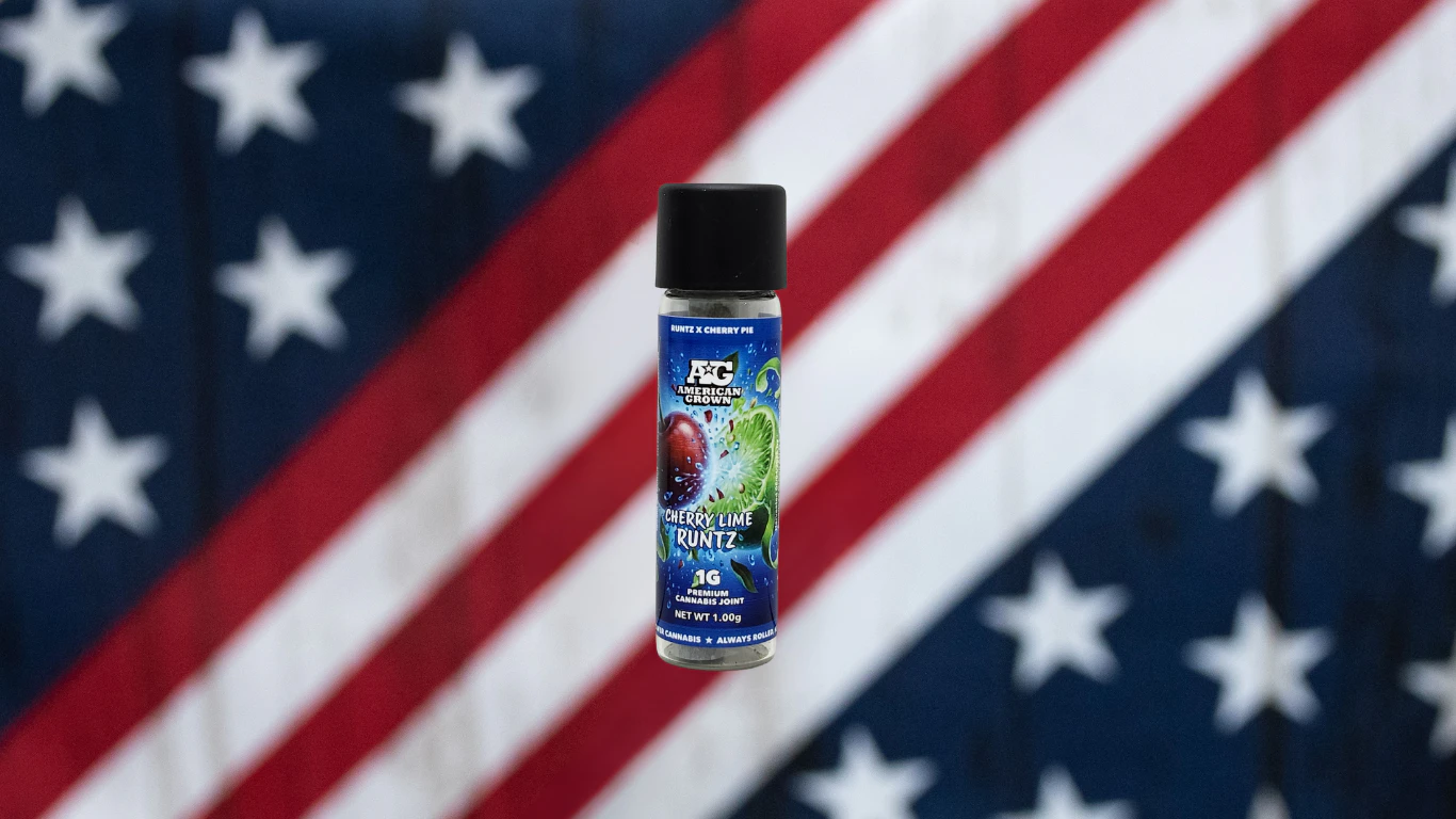 American Grown - American Grown-Cherry Lime Runtz-1g Straight Roll Joint Main Image