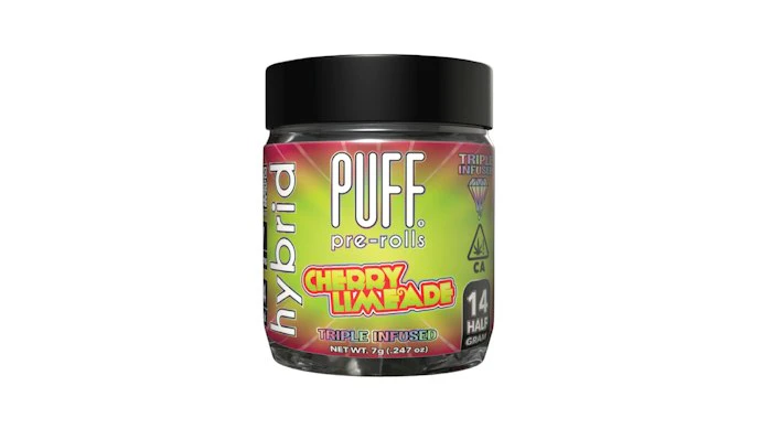 PUFF - 7g Cherry Limeade Diamond Infused Pre-Roll Pack (.5g - 14 pack) - Puff Main Image