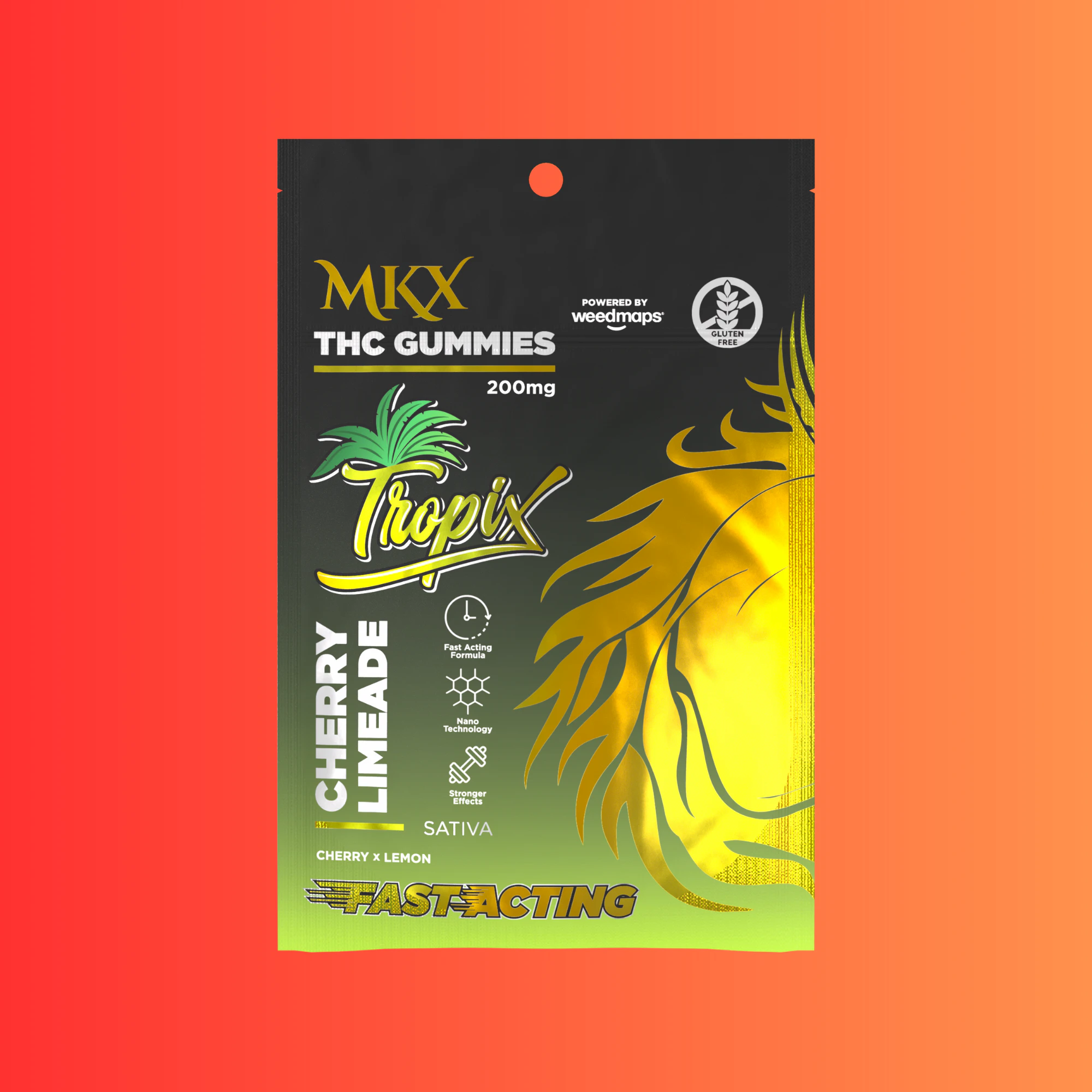 MKX - MKX Tropix Gummies - Cherry Limeade - 200mg Main Image