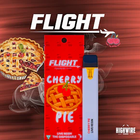 Flight Live Resin Disposable Cherry Pie 1g