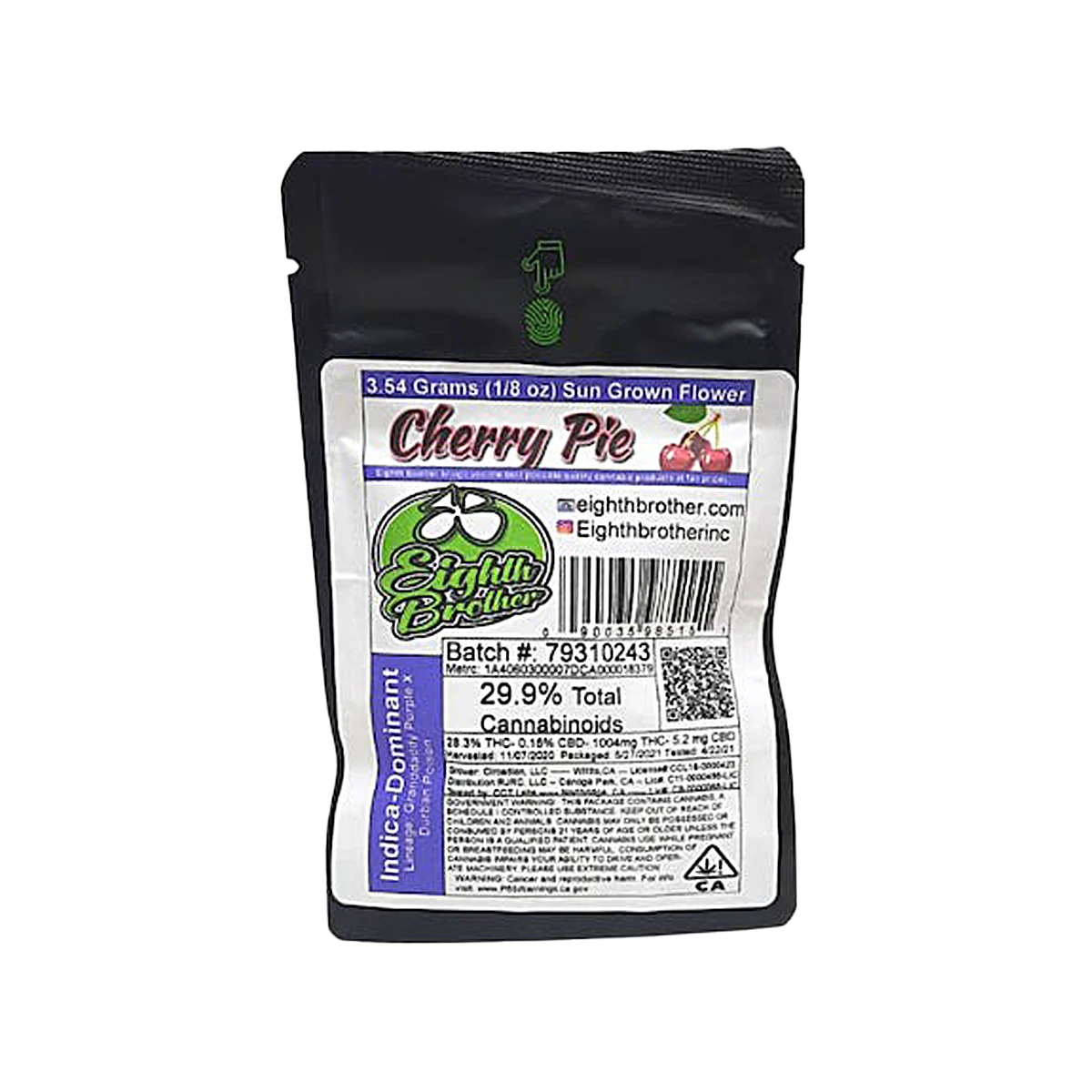 Eighth Brother - Eighth Brother Cherry Pie Flower 3.5g Main Image