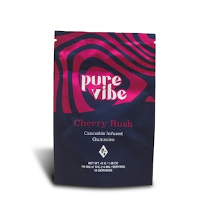 Pure Vibe - Cherry Rush | Gummies | 100mg/10 Pieces | Pure Vibe