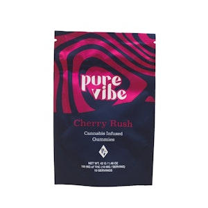Pure Vibe - Cherry Rush | Gummies | 100mg/10 Pieces | Pure Vibe