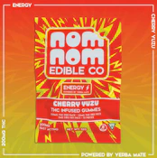 Nom Nom Edible Co. | CBG Energy Cherry Yuzu | 200mg Live Resin Gummies