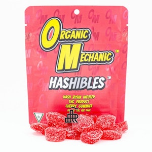 ORGANIC MECHANIC - Organic Mechanic- Cherry 200mg Hash Rosin Gummies