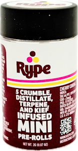 Rype - Cherry Cordial 2g 5 Pack Mini Infused Pre-Rolls - Rype