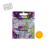 Space Gem - 1pc. 100mg THC Sugar Free Flying Saucer - Cherry Lime Sativa