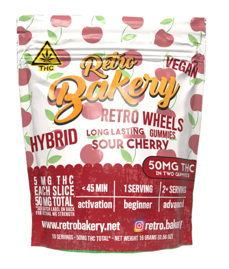 Retro - Retro- 50 MG Sour Cherry Wheel Main Image