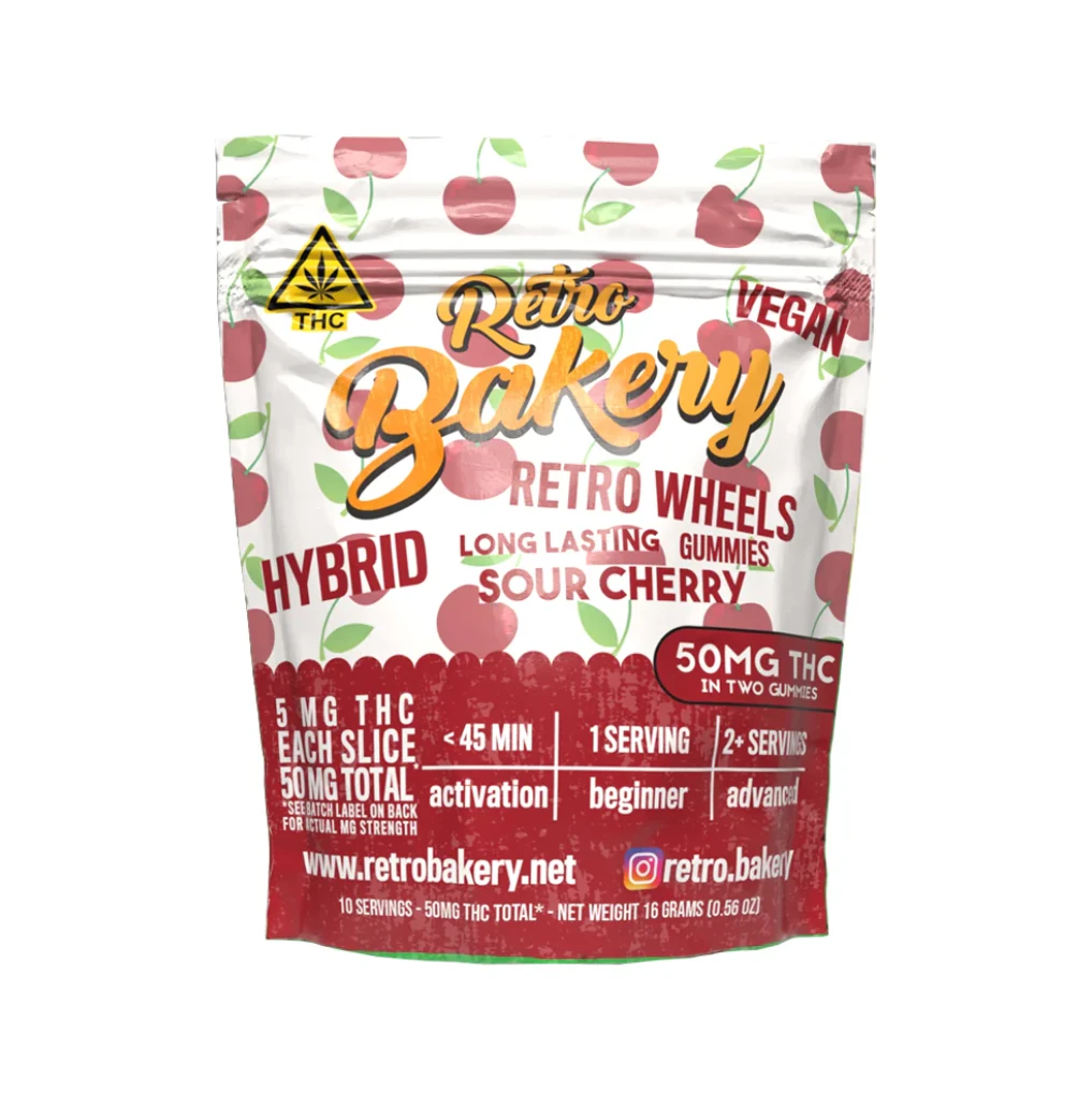 RETRO BAKERY -  Retro Bakery | Retro Wheels | Sour Cherry | 5mg THC Main Image