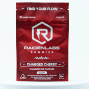 Raiden Labs | Gummies | Charged Cherry | 50mg THC + 250mg CBG | 5 ct