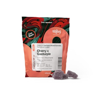 MFNY - Cherry x Gazzurple | Live Rosin Gummies | 100mg/10 Pieces