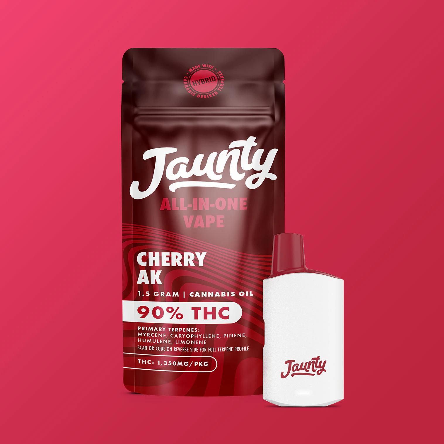 Jaunty - Jaunty - Cherry AK - AIO Vape - 1.5g Main Image