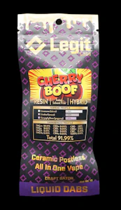 LEGIT LABS - AIO Vape - Cured Resin - CherryBoof