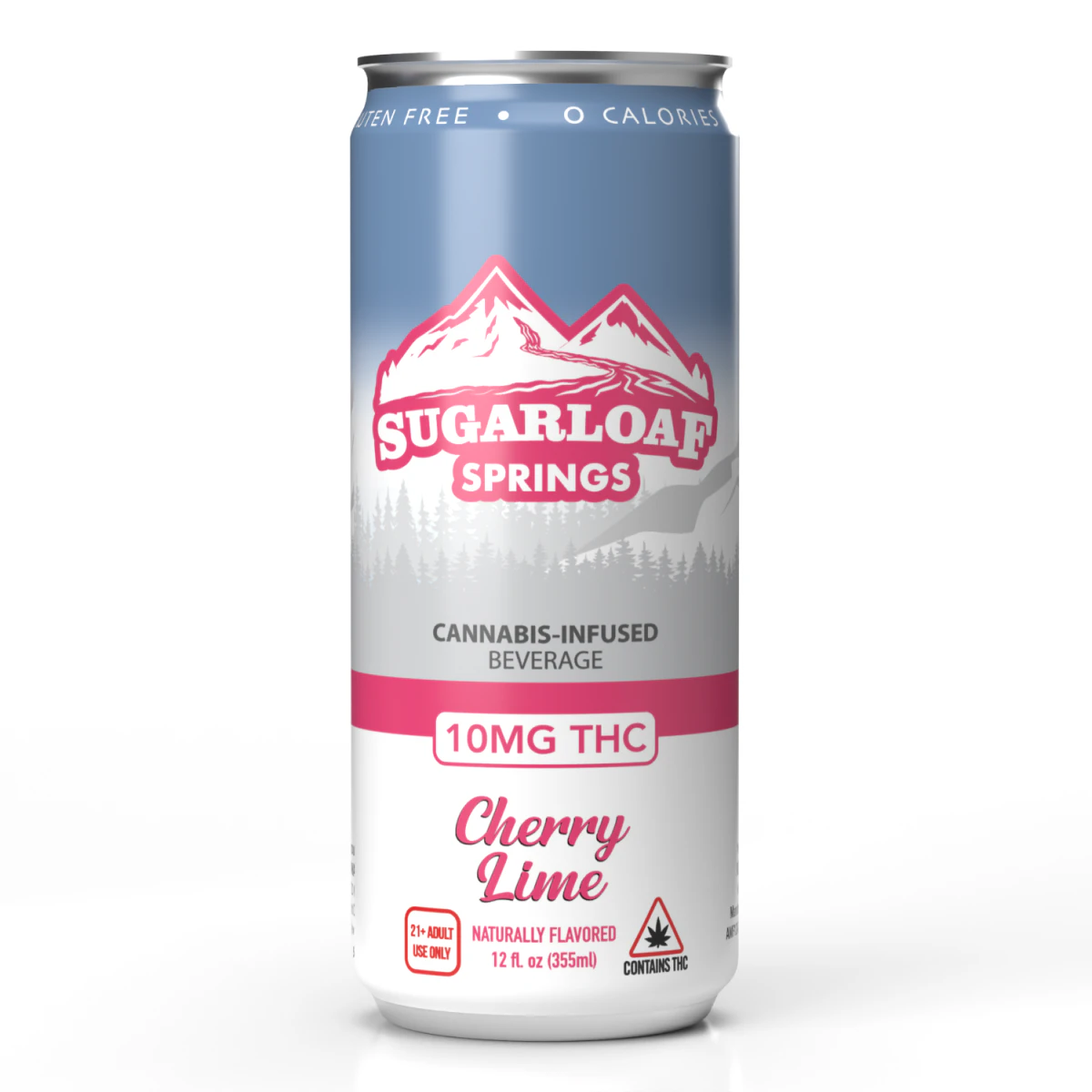 Sugarloaf Springs - Sugarloaf Springs | Cherry Lime Seltzer | 10mg | Beverage Main Image