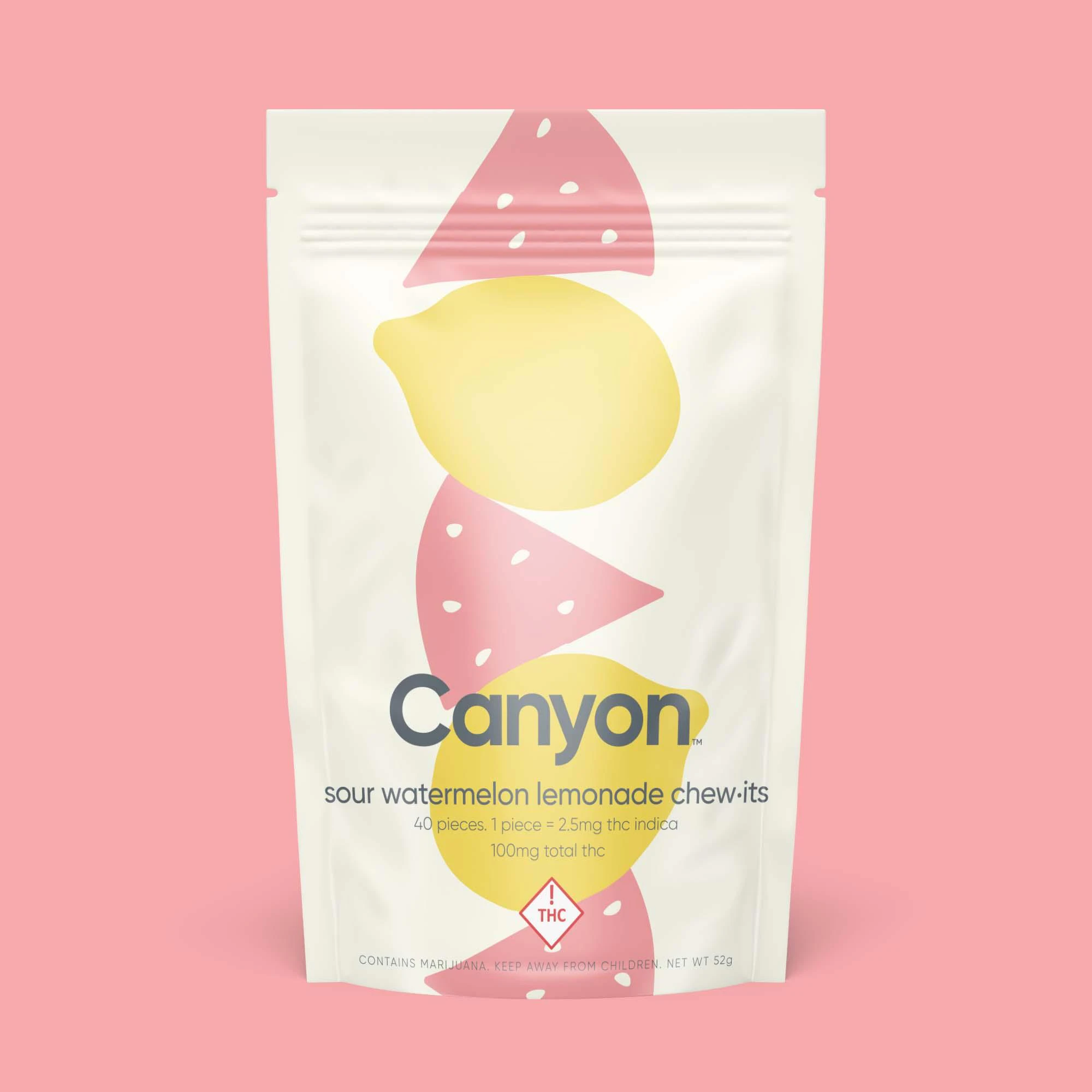 CANYON - Canyon - Chew It (2.5mg) - Sour Watermelon Lemonade - 100mg Main Image