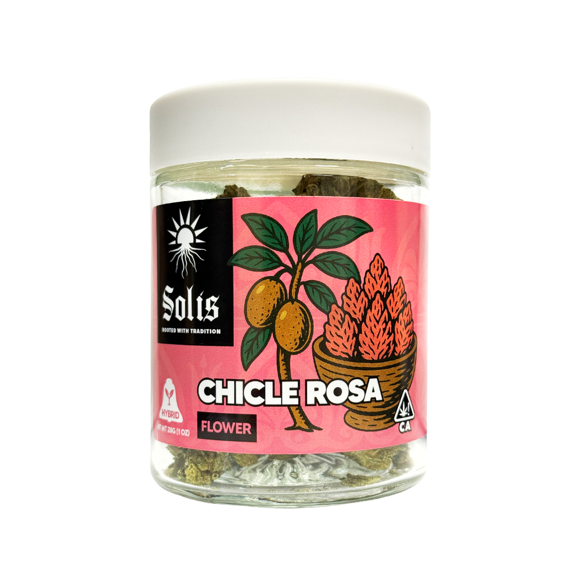 Solis Chicle Rosa Flower 28.0g