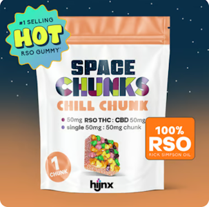 HIJNX - RSO 2pk 1:1 THC:CBD Chill Chunks - 100mg