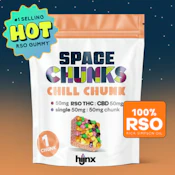 RSO 1pc 1:1 THC:CBD Chill Chunk - 50mg