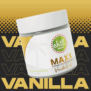 Chill Medicated - Vanilla Lust MAXX Body Rub - 1000mg THC : 1000mg CBD