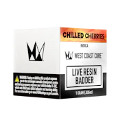 Chilled Cherries (I) | 1g Live Resin Badder | West Coast Cure