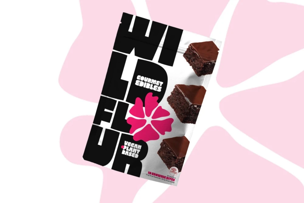 Wild Flour - Wild Flour | 10pk Bites | Vegan Brownie Bites | 100mg Main Image