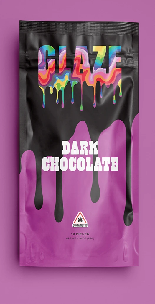 Glaze - Glaze | Dark Chocolate | 200mg Chocolate Bar Main Image