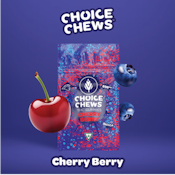 Choice Chews - Cherry Berry Gummies (Indica) - 100mg