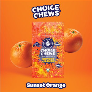 Choice Chews - Choice Chews - Sunset Orange Gummies (Sativa) - 200mg
