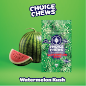 Choice Chews - Watermelon Kush Gummies (Sativa) - 100mg