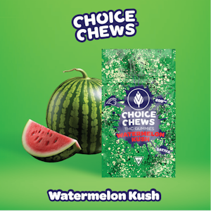 Choice Chews - Choice Chews - Watermelon Kush Gummies (Sativa) - 100mg