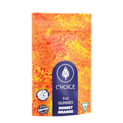 Choice Chews | Sunset Orange (S) Gummies 100mg 20pk