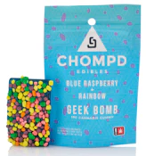 Blue Raz Rainbow, Gummy Cluster, Single