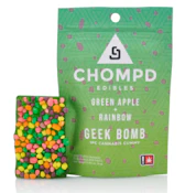 Green Apple Rainbow, Gummy Cluster, Single