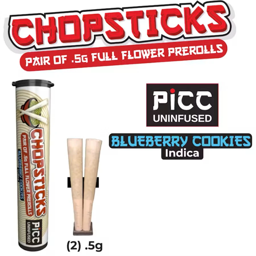 CHOPSTICKS - Chopsticks - Blueberry Cookies - PreRolls - 2 x 0.5g Main Image