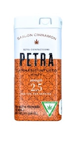PETRA -  Petra-Infused Mints-Cinnamon-2.5mgTHC/2.5mg CBD per serving-100mg THC/CBD per package