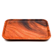 CIRRUS GLASS- Wood Rolling Tray