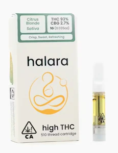 Halara - Halara 1g Citrus Blonde Cartridge