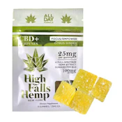 CBD Citrus Ginger | Gummies | 100mg/4 Pieces | High Falls Hemp