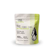 Citrus Splash 2:1:1 THC:CBG:CBC 200mg Gummies (5x40mg) - TRUE NORTH COLLECTIVE