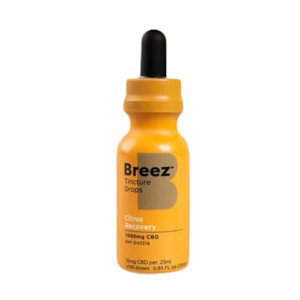 BREEZ - Citrus Recovery Tincture Drops | 1000mg CBD | Breez