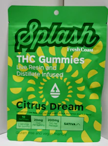 Fresh Coast - Gummy Splash-10x20mg-FCE-Lemon Lime Citrus Dream